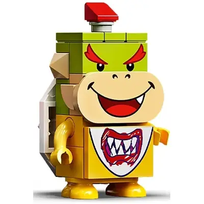  Bowser Jr. - 2 Lime Brick 1 x 1