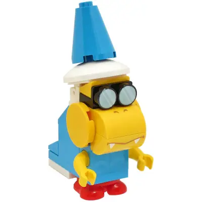  Kamek - Closed Mouth, White Fangs, 1 Dark Azure Plate 2 x 3