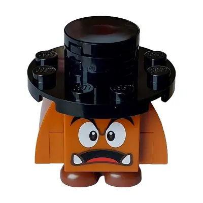  Goomba (Black Interior Pieces) - Surprised, Black Hat