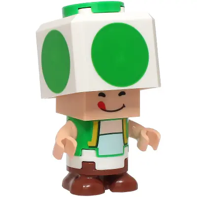  Green Toad - Closed Eyes, Tongue