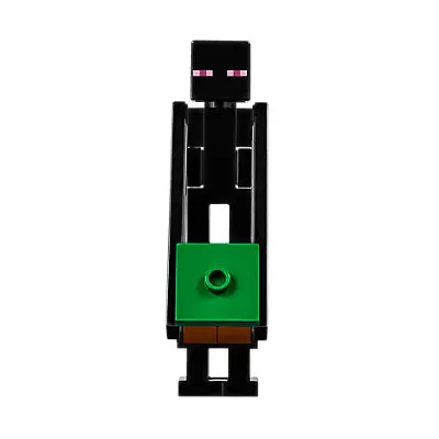  Enderman - Reddish Brown Block with Green Top