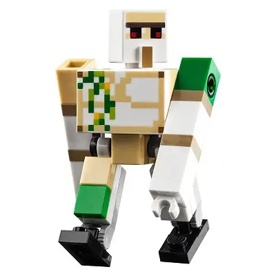  Iron Golem - Brick and Pin Arm Attachments, Black Feet