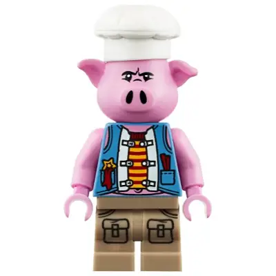  Pigsy - Medium Blue Vest, Dark Tan Medium Legs with Pockets