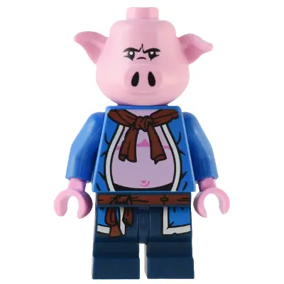  Pigsy - Blue Open Robe, Dark Blue Medium Legs