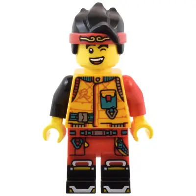  Monkie Kid - Bright Light Orange Diving Suit, Wink