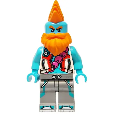  Sandy - White Jacket, Flat Silver Legs