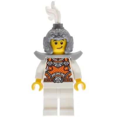  Celestial Warrior - Flat Silver Helmet