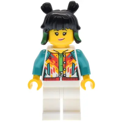  Mei - White Jacket with Buttons, White Legs