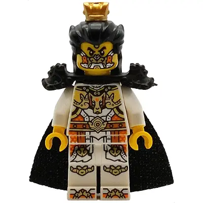  Erlang Shen - Black Armor Shoulder Pads with Dragon Heads