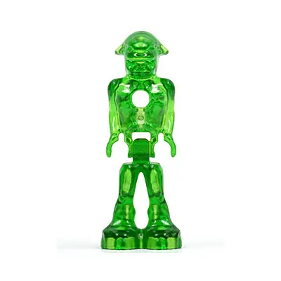  Mars Mission Alien with Marbled Glow In Dark Torso