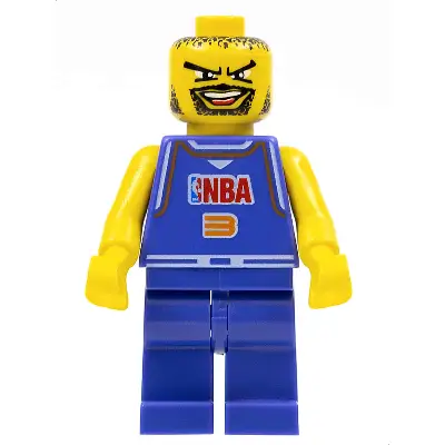  NBA Player, Number 3 with Non-Spring Legs