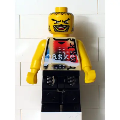  Basketball Street Player, Tan Torso and black Legs