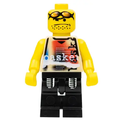  Basketball Street Player, Tan Torso and black Legs #2