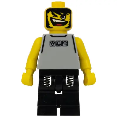  Basketball Street Player, Light Gray Torso and Black Legs