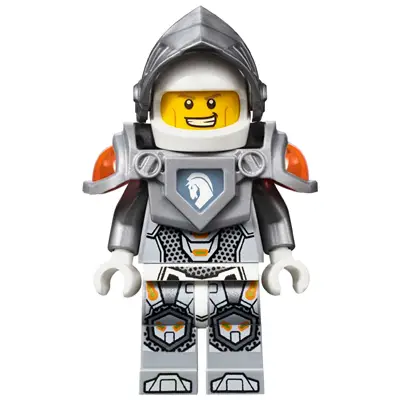  Lance Richmond - Flat Silver Visor and Armor