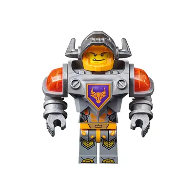  Axl - Flat Silver Visor and Torso