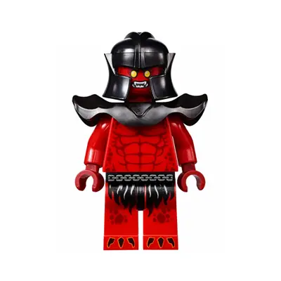  Crust Smasher - Bare Chest, Red Legs, Black Shoulder Pads Armor