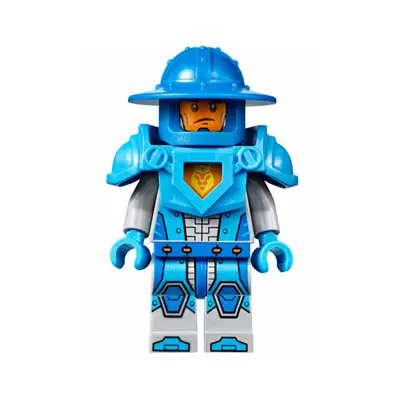  Royal Soldier / King's Guard - Blue Helmet with Broad Brim, Dark Azure Armor and Hands