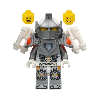  Lance Richmond - Flat Silver Visor and Armor, Jet Pack