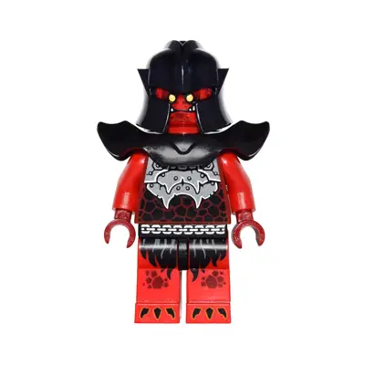  Crust Smasher - Armored Chest, Red Legs, Black Shoulder Pads Armor