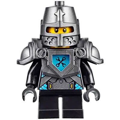  Robin Underwood - Pearl Dark Gray Helmet and Armor, Black Short Legs