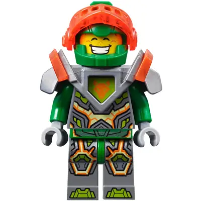  Aaron Fox - Trans-Neon Orange Visor, Flat Silver Armor