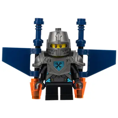 Robin Underwood - Pearl Dark Gray Helmet and Armor, Black Short Legs, Jet Pack