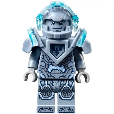  Clay Moorington - Sand Blue Helmet and Armor, Trans-Light Blue Visor (Stone Clay)