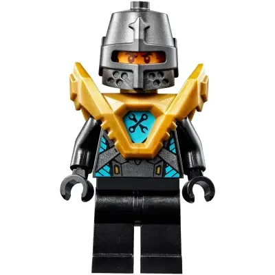  Robin Underwood - Pearl Dark Gray Helmet, Black Legs, Pearl Gold Armor