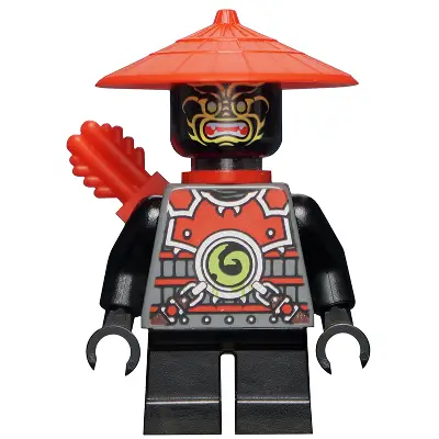  Stone Army Scout - Yellow Face, Red Quiver, Short Legs