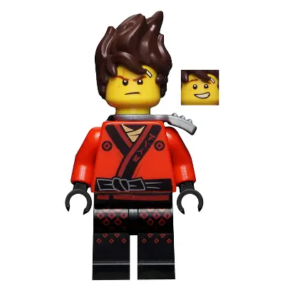  Kai - The LEGO Ninjago Movie, Hair, Flat Silver Scabbard
