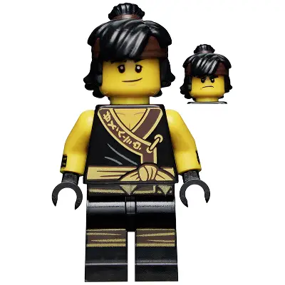  Cole - The LEGO Ninjago Movie, Arms with Cuffs, Hair