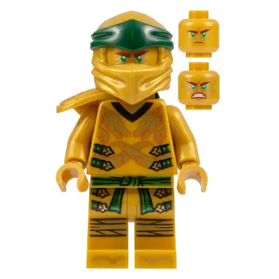  Lloyd (Golden Ninja) - Legacy, Pearl Gold Head, Shoulder Armor