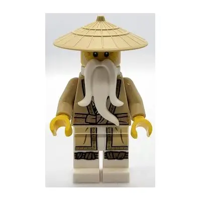 Wu Sensei - Legacy, Tan Robe, Braided Ponytail