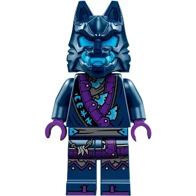  Wolf Mask Warrior - Dark Blue and Dark Azure Mask
