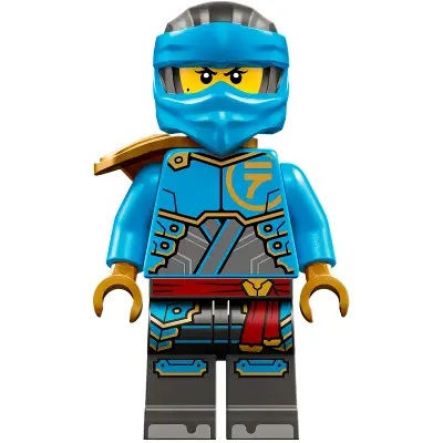  Nya - Dragons Rising, Tunic with Large Armor Plates, Head Wrap, Shoulder Pad