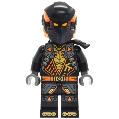  Cole - Dragons Rising, Tunic with Shoulder Armor, Head Wrap, Scabbard