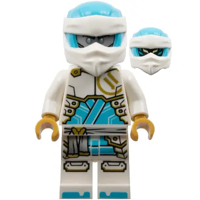  Zane - Dragons Rising, Tunic with Large Armor Plates, Head Wrap