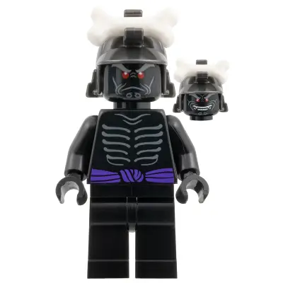  Lord Garmadon - Legacy, Pearl Dark Gray Helmet