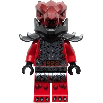 Dragonian Warrior - Open Mouth with Bottom Fangs