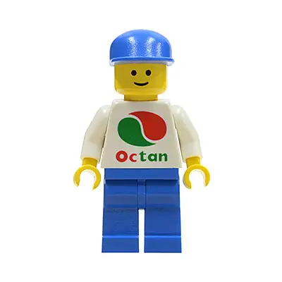  Octan - White Logo, Blue Legs, Blue Cap