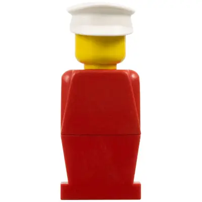 LEGOLAND - Red Torso, Red Legs, White Hat