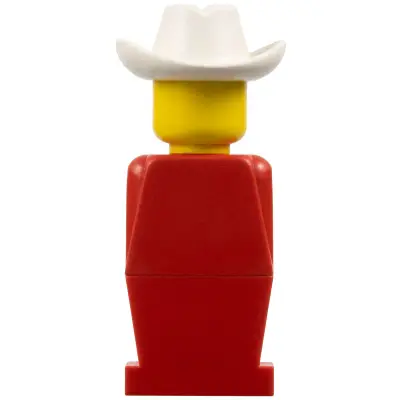  LEGOLAND - Red Torso, Red Legs, White Cowboy Hat
