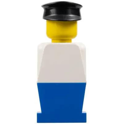  LEGOLAND - White Torso, Blue Legs, Black Hat