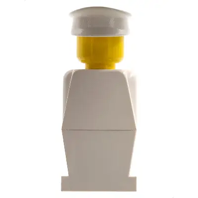  LEGOLAND - White Torso, White Legs, White Hat