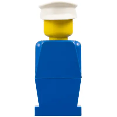  LEGOLAND - Blue Torso, Blue Legs, White Hat