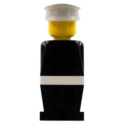  LEGOLAND - Black Torso, Black Legs, White Hat, White Belt