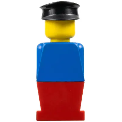  LEGOLAND - Blue Torso, Red Legs, Black Hat