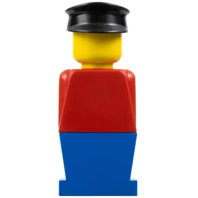 LEGOLAND - Red Torso, Blue Legs, Black Hat