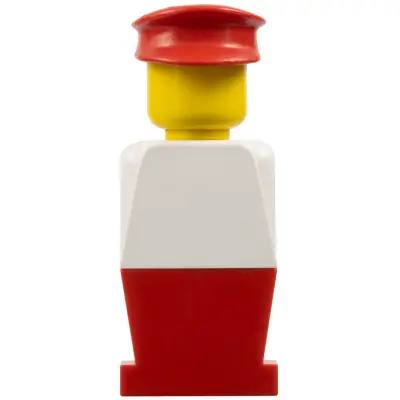  LEGOLAND - White Torso, Red Legs, Red Hat